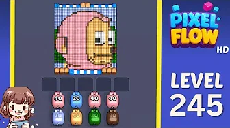 Pixel Flow Level 245 Solution & Walkthrough Guide
