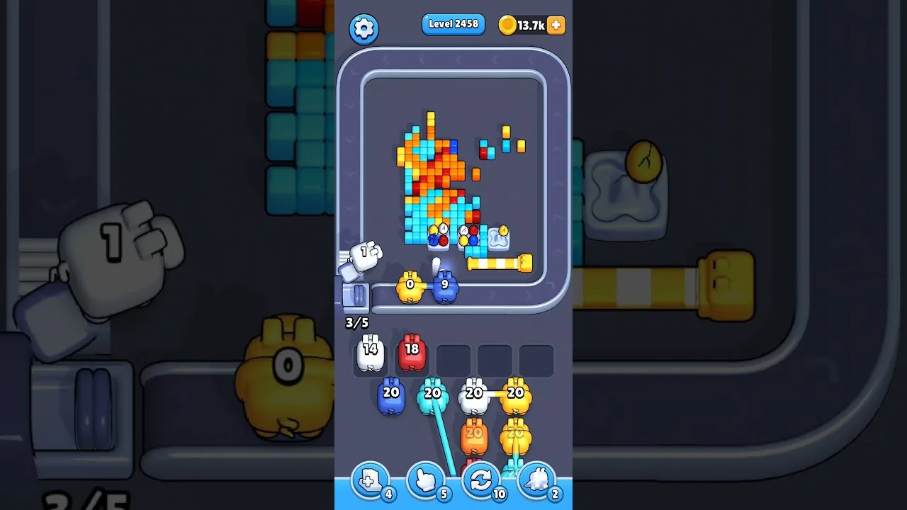 Pixel Flow Level 2458 Solution: Complete Walkthrough Guide