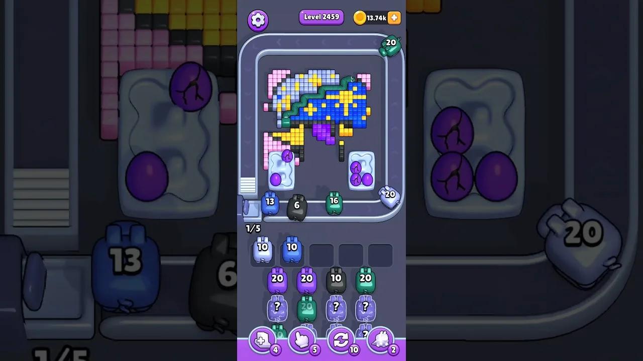 Pixel Flow Level 2459 Solution: Complete Walkthrough & Guide