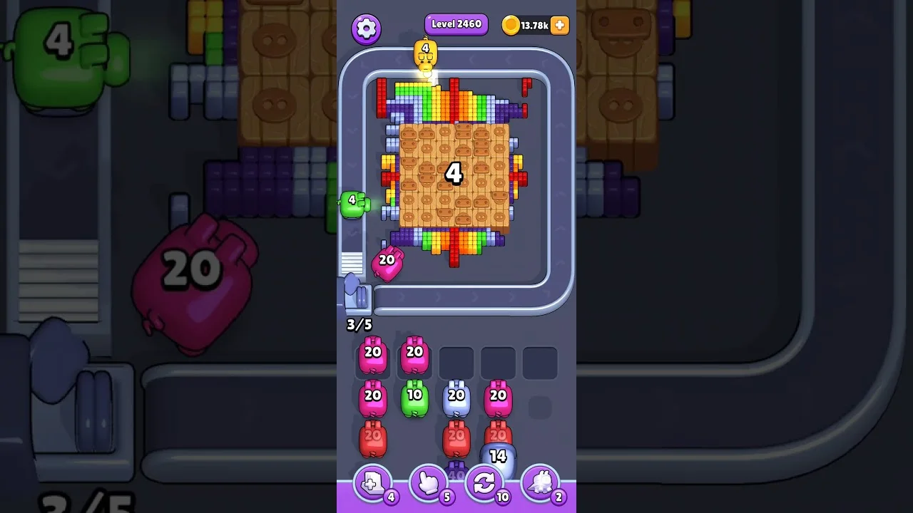Pixel Flow Level 2460 Solution & Walkthrough Guide