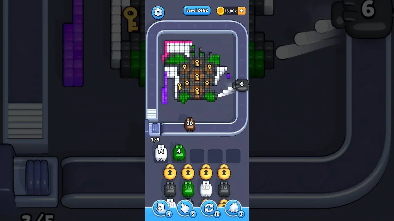 Pixel Flow Level 2462 Solution: Complete Walkthrough & Guide
