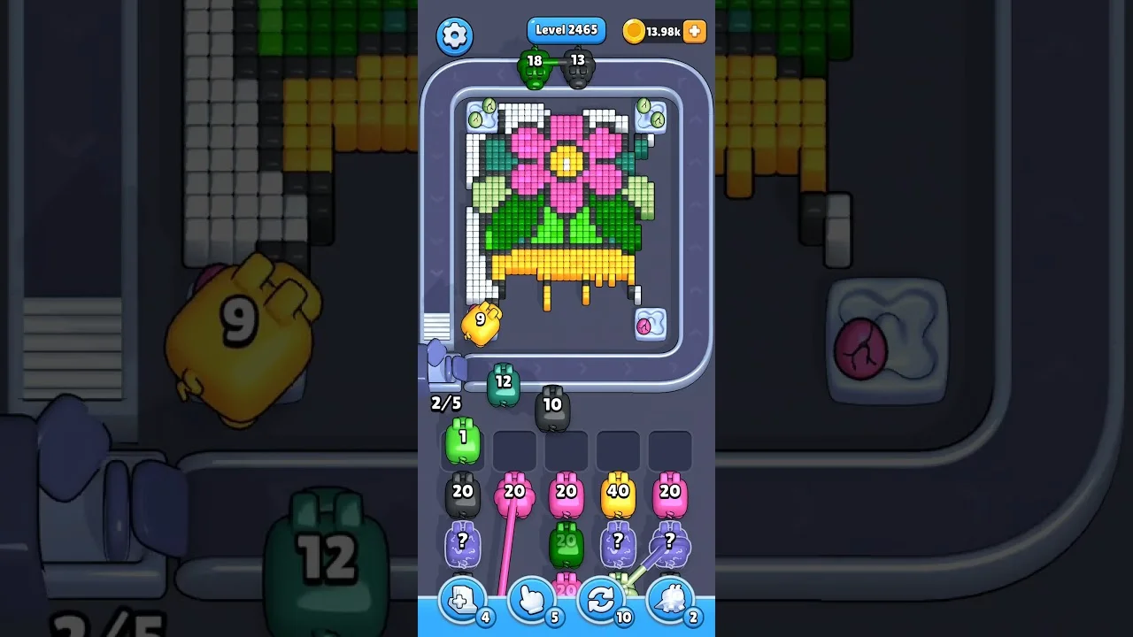 Pixel Flow Level 2465 Solution: Complete Walkthrough Guide