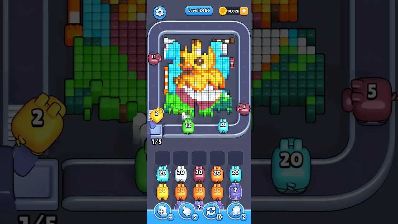 Pixel Flow Level 2466 Solution: Complete Walkthrough & Guide