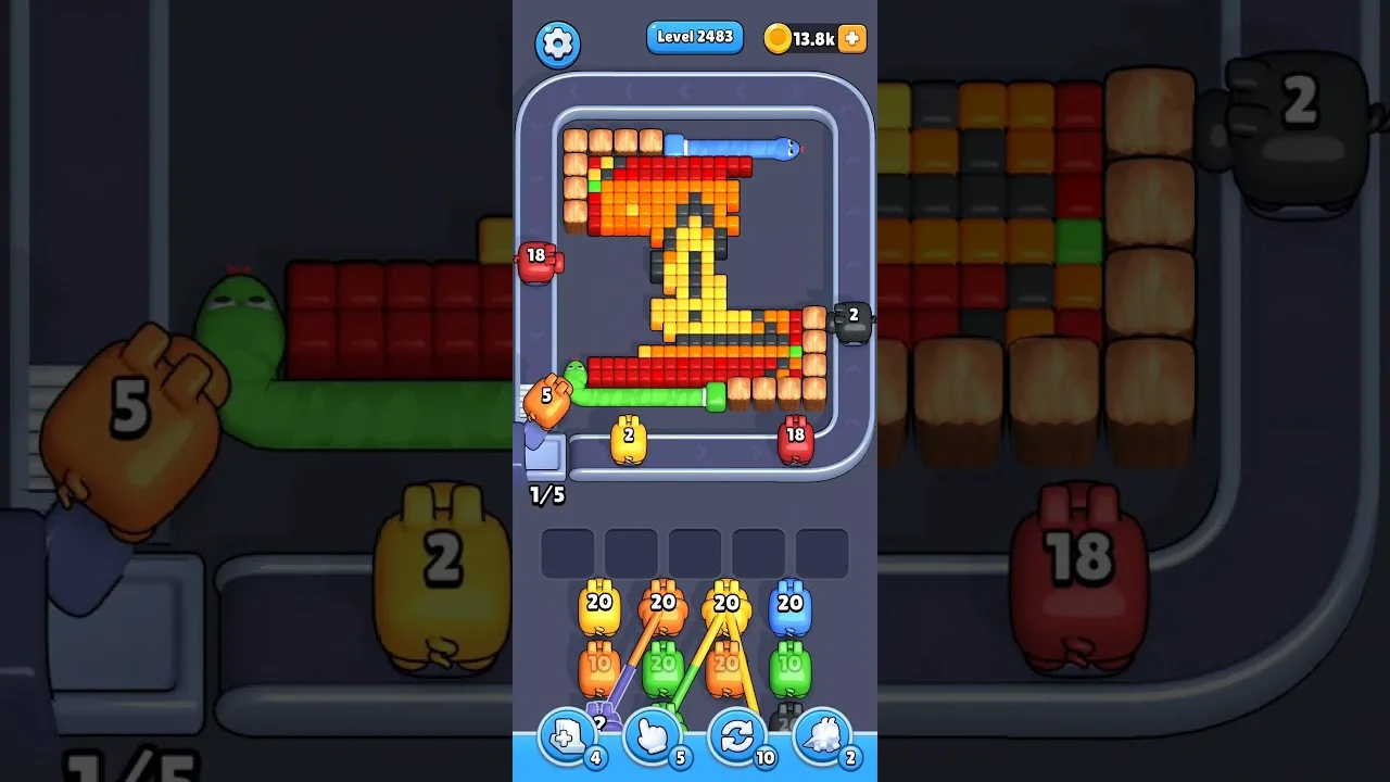Pixel Flow Level 2483 Solution: Complete Walkthrough & Guide
