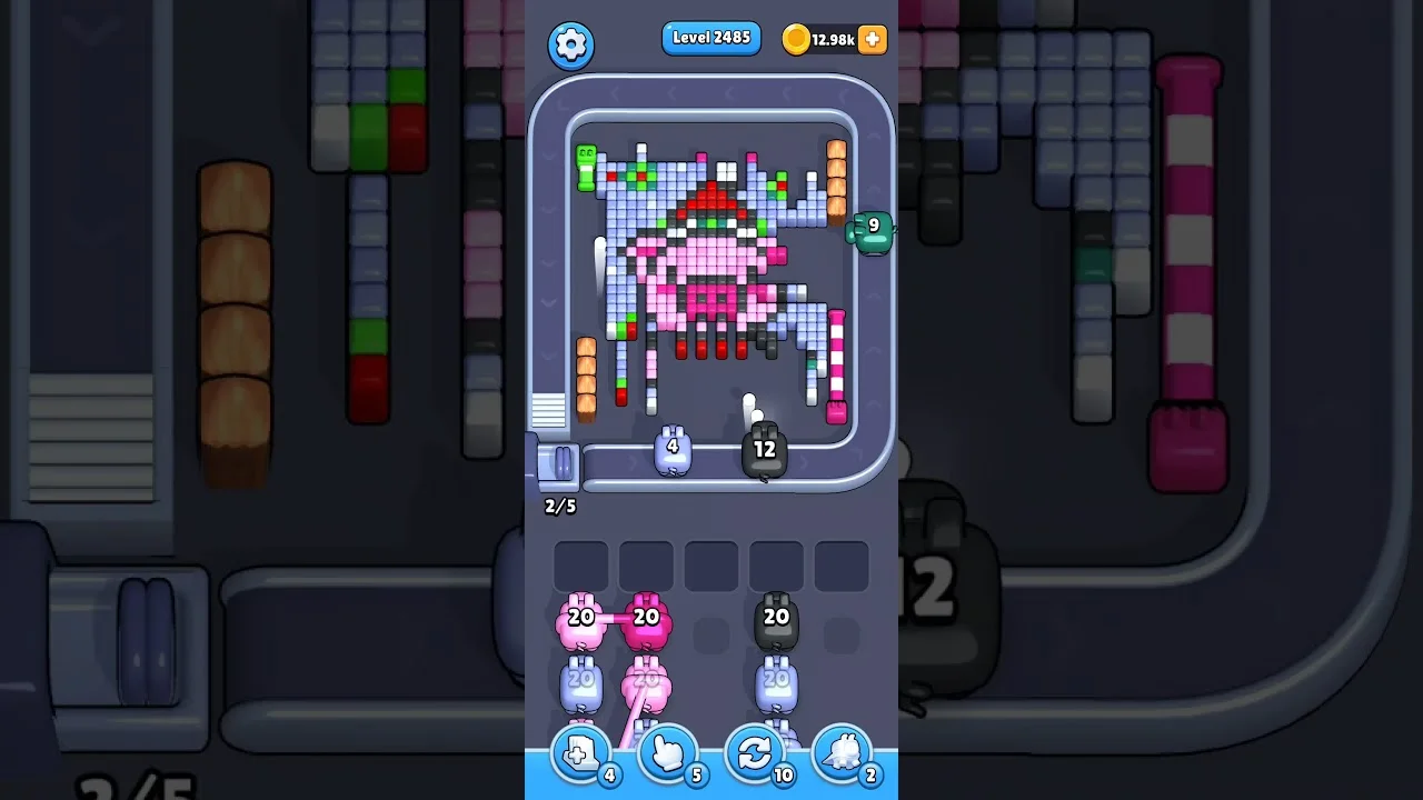 Pixel Flow Level 2485 Solution: Complete Walkthrough & Guide