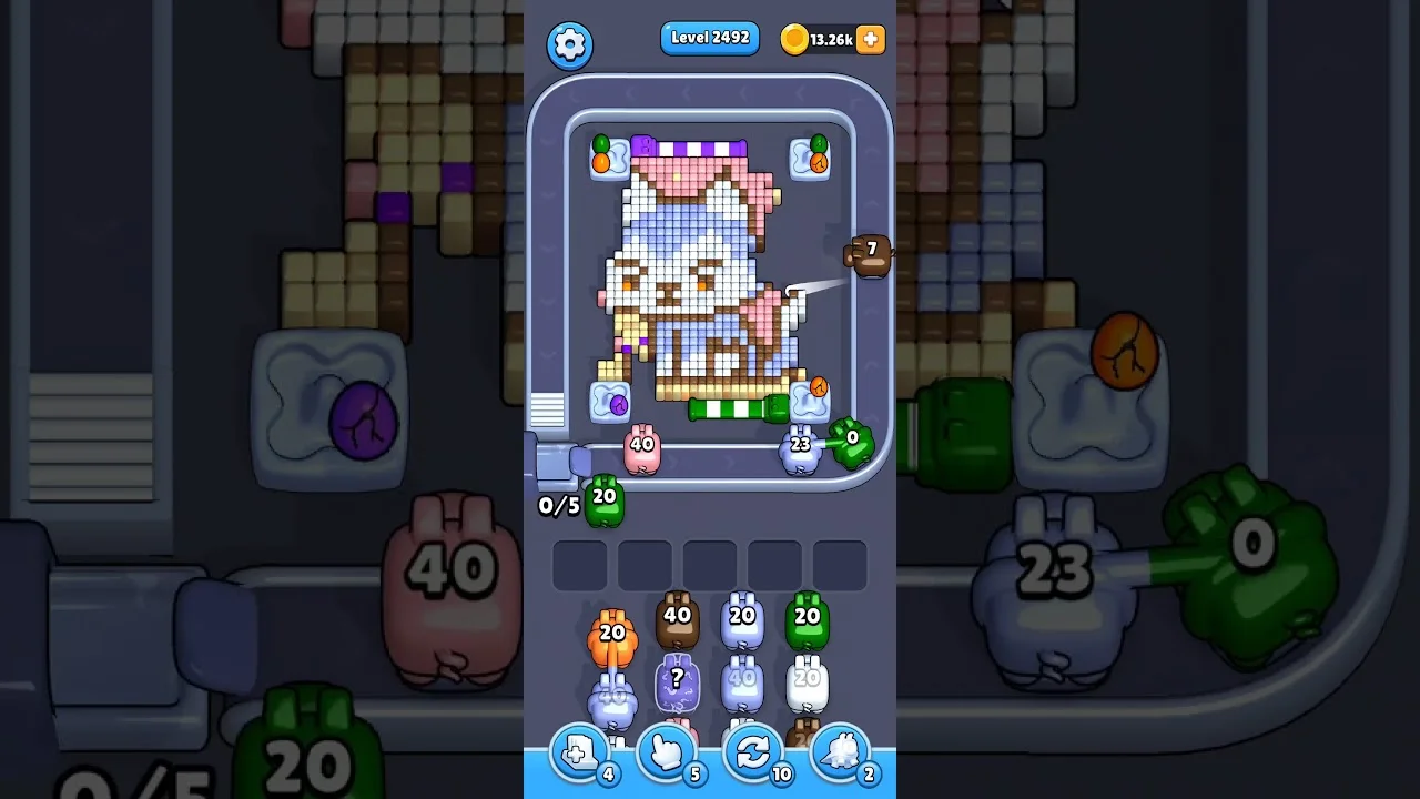 Pixel Flow Level 2492 Solution: Complete Walkthrough Guide