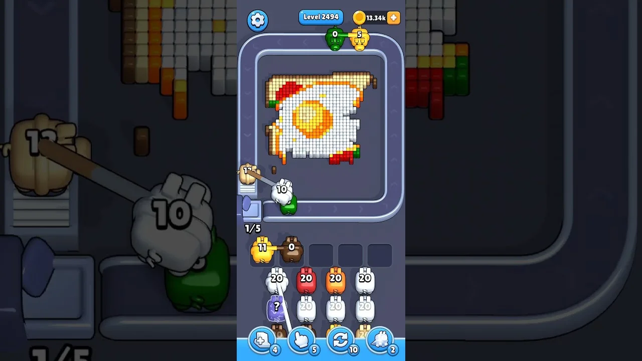 Pixel Flow Level 2494 Solution: Complete Walkthrough Guide
