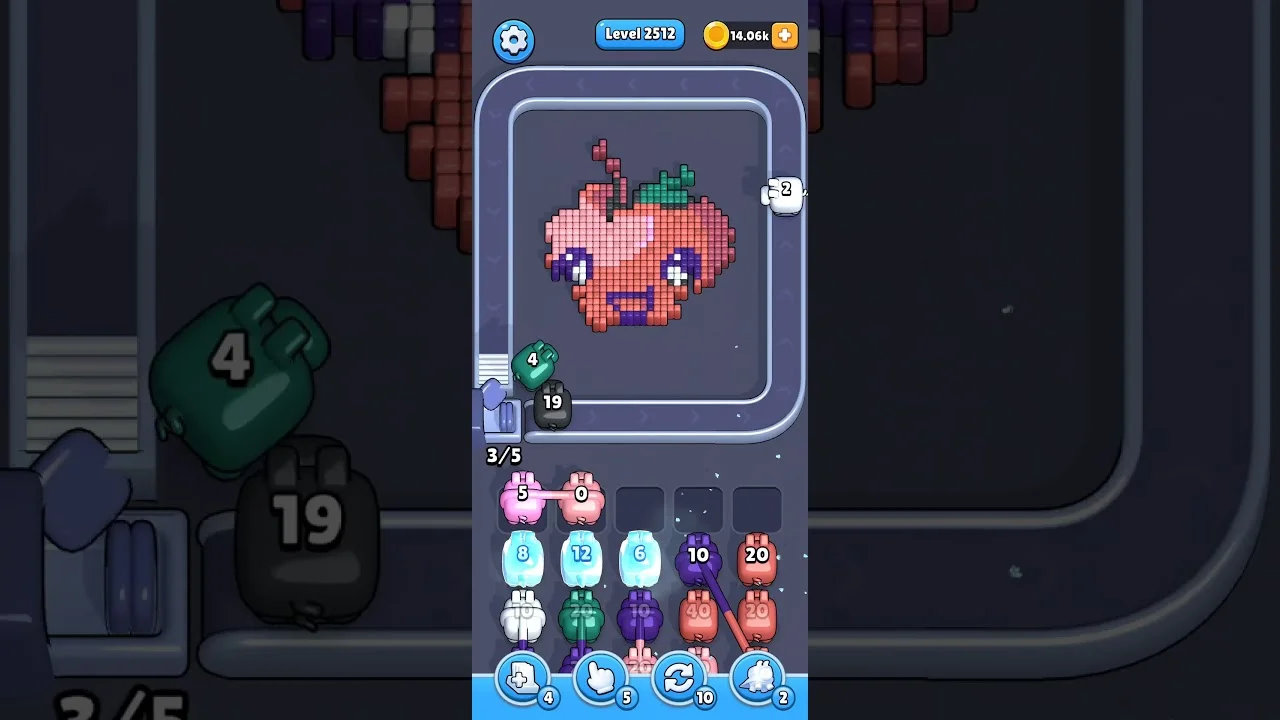 Pixel Flow Level 2512 Solution: Complete Walkthrough & Guide