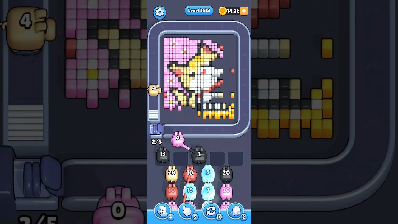 Pixel Flow Level 2518 Solution: Complete Walkthrough & Guide