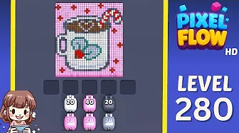 Pixel Flow Level 280 Solution & Walkthrough Guide