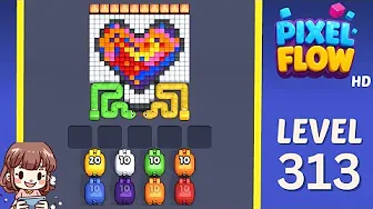 Pixel Flow Level 313 Solution & Walkthrough Guide
