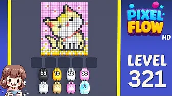 Pixel Flow Level 321 Solution & Walkthrough Guide