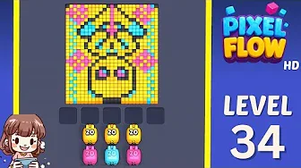 Pixel Flow Level 34 Solution: Complete Walkthrough & Guide