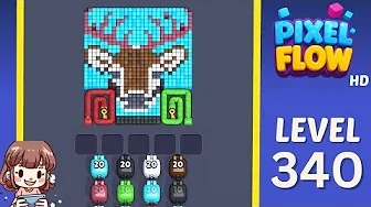 Pixel Flow Level 340 Solution & Walkthrough Guide