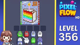 Pixel Flow Level 356 Solution & Walkthrough Guide