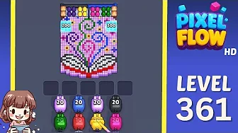 Pixel Flow Level 361 Solution & Walkthrough Guide