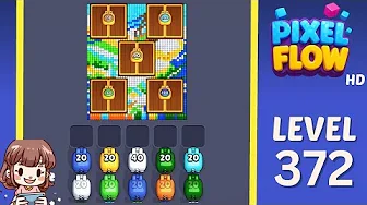 Pixel Flow Level 372 Solution & Walkthrough Guide