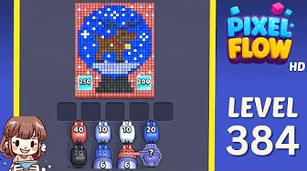 Pixel Flow Level 384 Solution: Complete Walkthrough & Guide