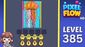 Pixel Flow Level 385 Solution & Walkthrough Guide