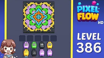Pixel Flow Level 386 Solution: Complete Walkthrough & Guide
