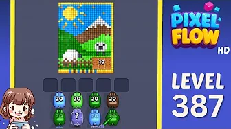 Pixel Flow Level 387 Solution & Walkthrough Guide