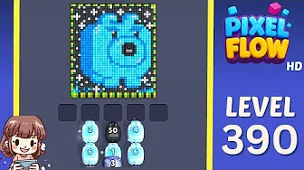 Pixel Flow Level 390 Solution and Walkthrough Guide