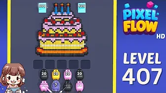 Pixel Flow Level 407 Solution & Walkthrough Guide