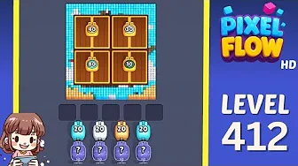 Pixel Flow Level 412 Solution & Walkthrough Guide