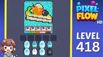 Pixel Flow Level 418 Solution & Walkthrough Guide