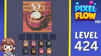 Pixel Flow Level 424 Solution & Walkthrough Guide