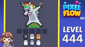 Pixel Flow Level 444 Solution: Complete Walkthrough & Guide