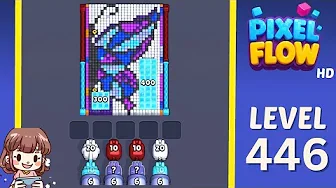 Pixel Flow Level 446 Solution: Complete Walkthrough & Guide