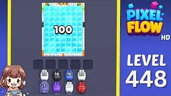 Pixel Flow Level 448 Solution: Complete Walkthrough & Guide