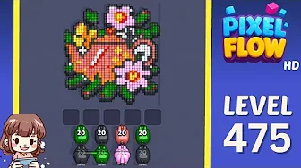 Pixel Flow Level 475 Solution Walkthrough & Guide