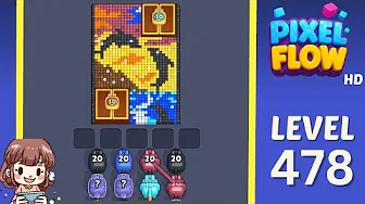 Pixel Flow Level 478 Solution & Complete Walkthrough Guide