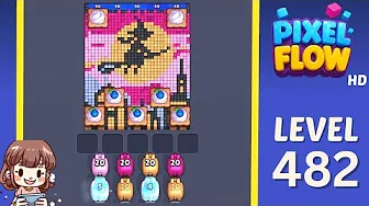 Pixel Flow Level 482 Solution: Complete Walkthrough & Guide