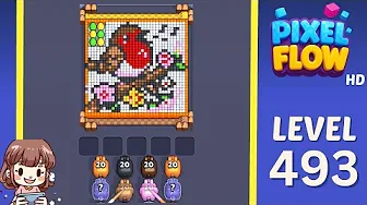 Pixel Flow Level 493 Solution: Complete Walkthrough & Guide