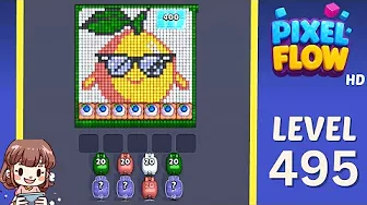 Pixel Flow Level 495 Solution: Complete Walkthrough & Guide