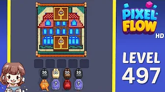 Pixel Flow Level 497 Solution: Complete Walkthrough & Guide