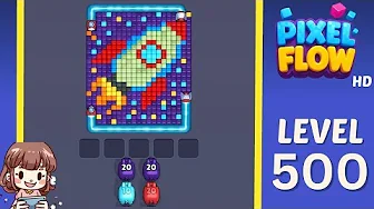 Pixel Flow Level 500 Solution: Complete Walkthrough & Guide