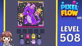 Pixel Flow Level 508 Solution & Walkthrough Guide