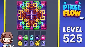 Pixel Flow Level 525 Solution & Walkthrough Guide