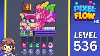 Pixel Flow Level 536 Solution & Walkthrough Guide