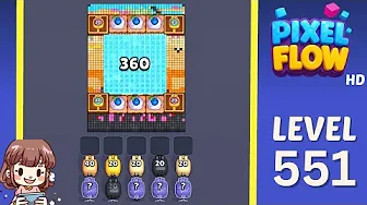 Pixel Flow Level 551 Solution: Complete Walkthrough & Guide