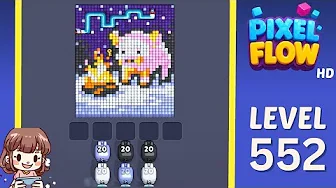 Pixel Flow Level 552 Solution & Walkthrough Guide