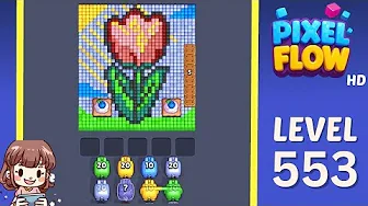 Pixel Flow Level 553 Solution: Complete Walkthrough & Guide