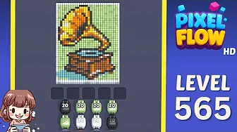 Pixel Flow Level 565 Solution & Walkthrough Guide