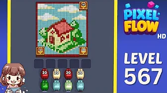 Pixel Flow Level 567 Solution: Complete Walkthrough & Guide