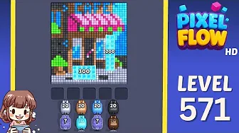 Pixel Flow Level 571 Solution & Walkthrough Guide