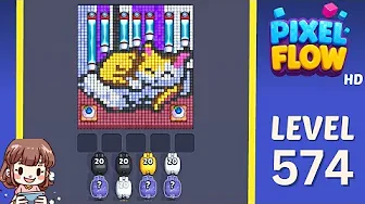 Pixel Flow Level 574 Solution: Complete Walkthrough & Guide